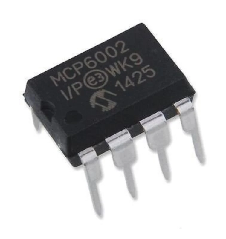 MCP6002 Dual Op-Amp IC | 1MHz Rail-to-Rail Operational Amplifier