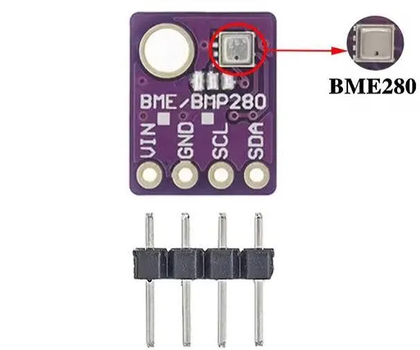 BMP280 5V Temperature Atmospheric Pressure & Altitude Sensor Module I2C